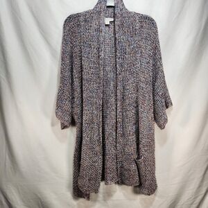 Coldwater Creek Womens Cardigan Sweater Tunic Size 16 XL Multicolor
